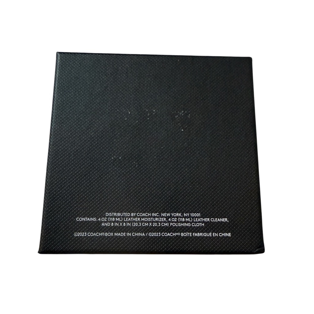 Coach Black Branded Gift Box with White Logo - Picture 2 of 8